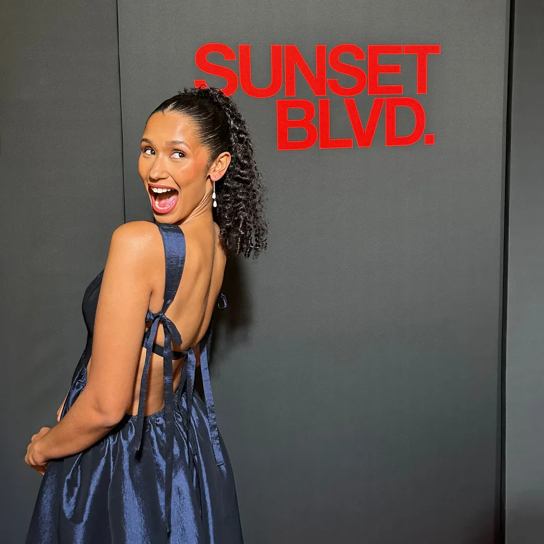 Olivia Lacie Andrews ’23 of her Broadway debut in Sunset Boulevard.